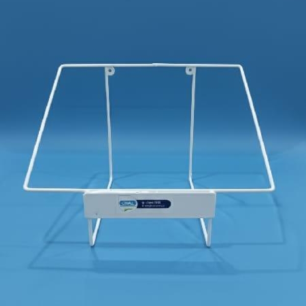 SUPORTE EM ARAME REVESTIDO EM PVC PARA COLETOR PERFUROCORTANTE, 20L...