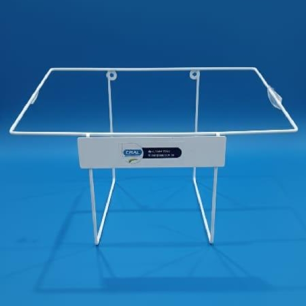 SUPORTE EM ARAME REVESTIDO EM PVC PARA COLETOR PERFUROCORTANTE, 13...