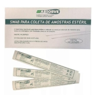 SWAB HASTE PLÁSTICA ESTÉRIL CX/100 - CRAL