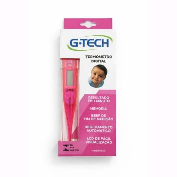 TERMÔMETRO DIGITAL, MOD. TH150, ROSA - G.TECH