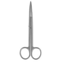 TESOURA CIRÚRGICA, 15cm, RETA FINA/FINA  - ABC