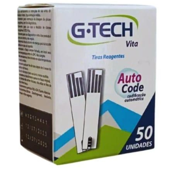 TIRAS DE TESTE DE GLICEMIA, CAIXA COM 50 UNID -...