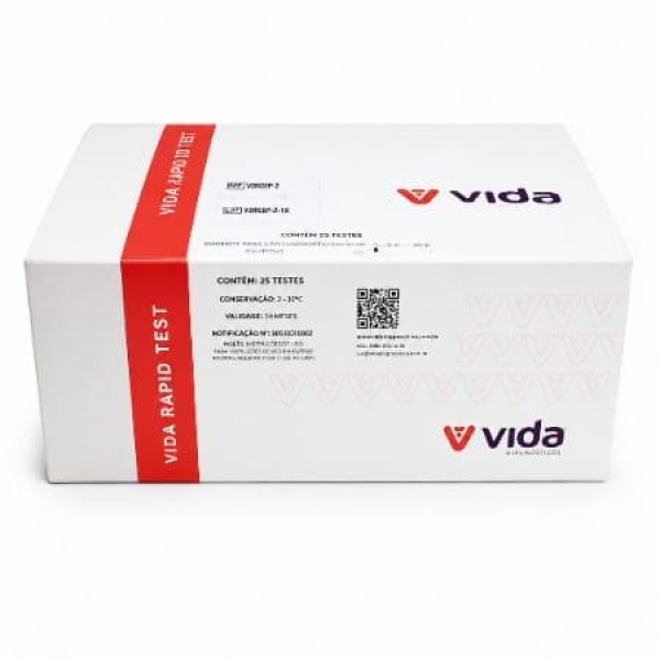 TOXOPLASMOSE IgG/IgM, 25 CASSETES - VIDA BIOTECNOLOGIA