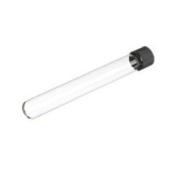 TUBO DE VIDRO, 13X100mm, COM TAMPA ROSCA BAQUELITE - PRECISION