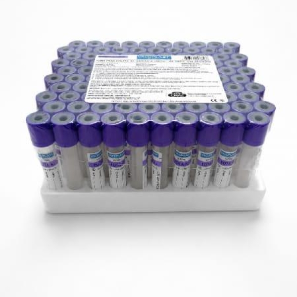 TUBO PARA COLETA DE SANGUE A VÁCUO EM VIDRO COM...