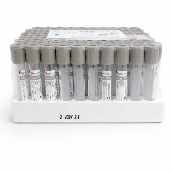 TUBO PARA COLETA DE SANGUE A VÁCUO, FLUORETO DE SÓDIO,...